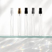 Flacon testeur de parfum 10 ml en verre transparent, vaporisateur à fine brume, atomiseur vide rechargeable pour échantillon, voyage, vente en gros