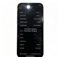 Écran LCD d'origine utilisé pour iPhone 13 Pro, assemblage d'écran testé, remplacement de l'écran tactile, fonctionnalité complète