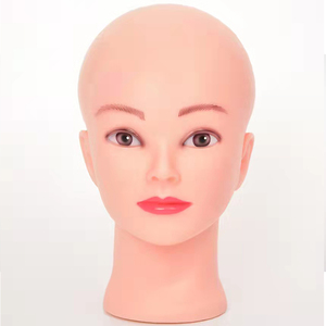 Cabeza de Maniquí de cosmetología para práctica de maquillaje, cabeza de maniquí sin pelo para práctica de cosmetología, 2022 - Product Image 2