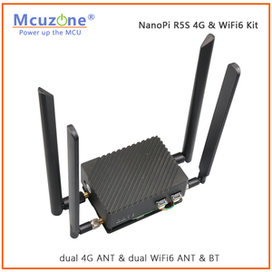 NanoPi R5S 4G LTE WiFi6 Kit <b>Plug</b> and Play 4G Module Intel AX200 8265C MT7922 Support Debian Android Ubuntu LEDE - Product Image 4