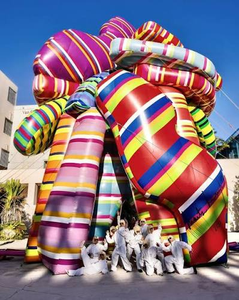 ซุ้มโค้งเป่าลมสีรุ้งขนาดใหญ่ ซุ้มงานอีเว้นท์สีสันสดใส ตกแต่งทางเข้าสำหรับงานวันเกิด งานรื่นเริง งานเทศกาล พิพิธภัณฑ์ - Product Image 4