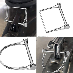 Perno di Bloccaggio per Albero PTO, Perno di Sicurezza <span class=keywords><strong>a</strong></span> Sgancio Rapido con Molla, Perno di Bloccaggio da 1/4 di Pollice in 2 Forme: Quadrato e ad Arco - Product Image 4