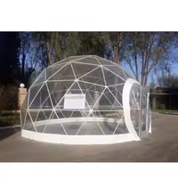 Tente de dôme géodésique populaire/tente en forme de boule/tente sphérique, tente de dôme gonflable de camping en plein air