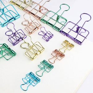Clip per Carta Colorati Personalizzati, Fermagli a Molla per Ufficio e Scuola, Forniture per Rilegatura, Clip per Cancelleria 19MM - Product Image 2