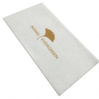 Serviettes de table jetables en Airlaid, vente en gros d'usine, logo imprimé, taille et couleur personnalisées pour restaurant, hôtel, bistrot, mariage
