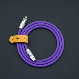 Usine directe Chubby C-C 240W câble de charge rapide Durable 6A câble USB C en Silicone extra épais pour <span class=keywords><strong>iPhone</strong></span> série 16/15 <span class=keywords><strong>iPad</strong></span> - Product Image 5