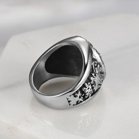 Nouvelle arrivée de bague de doigt de lion en zircon or 18 carats fabriquée en acier inoxydable 316 vente en gros personnalisée à bon prix