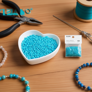 Perline Blu Ilan da 2mm, 50g per Creazione di Gioielli - Product Image 2