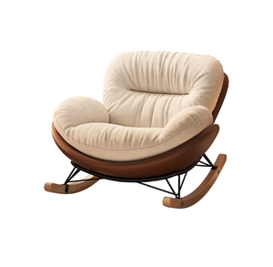 क्रीम शैली लिविंग रूम एकल सोफे कुर्सी घर आराम एकल रिक्लियर सोफा कुर्सी - Product Image 5