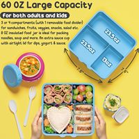 Neue Back To School Supply Hot Sale Food Warm halten Clam shell Kids Lunch Box mit auslaufs icherem Food Jar