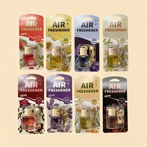 Car Air Freshener Hanging Glass <b>Bottle</b> Vent Pendant Long - Lasting Pleasant Scent for Vehicle - Product Image 2