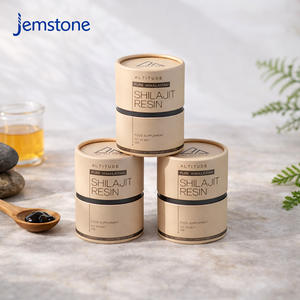 บรรจุภัณฑ์กล่องกระดาษทรงกระบอกแบบพรีเมียม เป็นมิตรกับสิ่งแวดล้อม สำหรับบรรจุภัณฑ์เจลสมุนไพรแบบหลอด ยาเม็ด คอลลาเจนผง งานฝีมือ กระดาษแข็ง อาหาร - Product Image 1