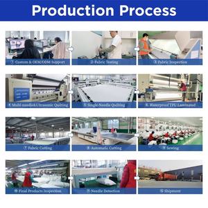 Bộ ga trải giường cotton TPU chống thấm nước bán buôn - 4 6 8 món cho giường 2 3 ba chỗ - Product Image 5