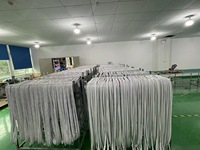WS2812B setrip LED 144 LED 12V/24V, setrip LED Cob warna-warni WiFi dapat diprogram