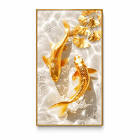 Décoration Murale Lumineuse LED de Luxe avec Cadre – 5 Designs Disponibles – Idéale pour Entrée, Couloir, Salon – Vente en Gros
