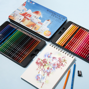 Logo personalizzato materiale scolastico artistico eco friendly 48 colori lapices de colores - Product Image 2