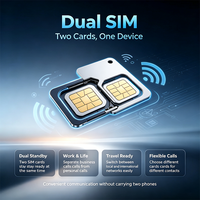 TIQ MINI M5 Mini Smartphone Intelligent Android 13 2120mAh 2G 3G 4G Réseaux Américains Double SIM Clavier Tactile et à Boutons