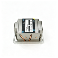 Refroidisseur de processeur de serveur 280W avec 4 caloducs en cuivre, dissipateur thermique AMD SP3 2U P21, base en cuivre, ailettes en aluminium 0,4 mm, fabrication OEM ODM sur mesure, MOQ 1 pièce