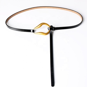 <span class=keywords><strong>Ceinture</strong></span> <span class=keywords><strong>Fine</strong></span> en <span class=keywords><strong>Cuir</strong></span> de Vachette Allongée pour <span class=keywords><strong>Femme</strong></span>, Chaîne de Taille Décorative, avec Boucle en Alliage, Idéale pour Costumes et Jupes - Product Image 6