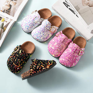Chaussures pour <span class=keywords><strong>bébé</strong></span> de style nouveau, chaussures à paillettes tendance, polyvalentes, antidérapantes pour enfants - Product Image 4