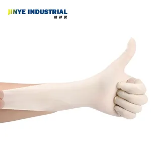 定制处理乳胶粉和无粉防护手术乳胶手套，用于手术安全手套