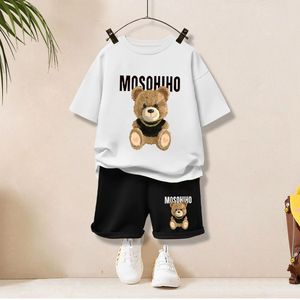 Conjuntos de Ropa de Verano para Niños de 2 a 12 Años, Tallas Grandes, Traje Informal de Manga Corta para Niños y Niñas <span class=keywords><strong>con</strong></span> Divertido Estampado de Dibujos Animados - Product Image 3
