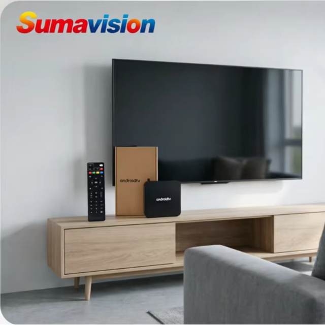 Android 9 Tv Box Sumavision STB 4K 2GB 16G Quad Core HDR/H265 WiFi5 BT Voice Remote ATV OTT 12-Months Warranty 2 USB 2.0