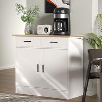 Armoires latérales modernes en bois avec tiroirs de porte et étagères flexibles pour la salle à manger et la chambre à coucher Table de buffet en libre rangement