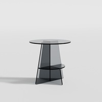 Vente en gros de table à boisson en acrylique table basse pour salon chambre à coucher salle de bain vaisselle de table