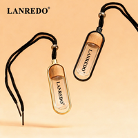 En stock, flacon diffuseur de parfum pour voiture rond vide personnalisé de 7 ml, flacon de parfum pour voiture suspendu de 10 ml avec bouchon en bois en stock