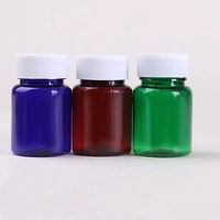 Étiquette personnalisée pour flacon de médicament, pulvérisateur à pompe, ouverture large, promotionnel, flacons à pilules en PET de 60/80/120/150 ml