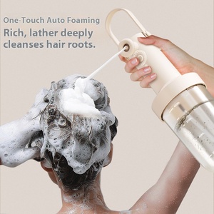 Dispensador de jabón eléctrico para mascotas, pulverizador de espuma para champú y fabricante de burbujas de baño, limpieza automática para perros, gatos y mascotas pequeñas en la ducha - Product Image 4