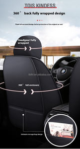 2012-2025 personalizado conjunto completo de funda de asiento de coche de cuero impermeable para Tesla modelo S/X/Y/3 vino rojo funda de asiento resistente al desgaste - Product Image 5