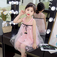 Neueste Stickerei Mais ärmellose Kleid Designs für Kinder Mädchen Kid Wear Kleider Baby Kids Wear Mädchen Kleid