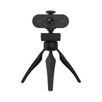 Webcam USB 4MP 2K Terbaru dengan Dudukan Tripod, Mikrofon Terintegrasi, dan Penutup Privasi