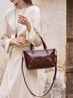 Nouvel Arrivage Sac à Main Femme Haut de Gamme en Cuir Véritable Grande Capacité en Cuir de Vachette Première Couche Tanné Végétal Style Rétro Simple et Unique