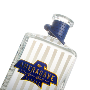 Unique Pure Mexican <strong>Reposado</strong> <strong>Tequila</strong> Custom 750ml Clear Flat Luxury Engraving Bottle with Cork Cap - Product Image 6
