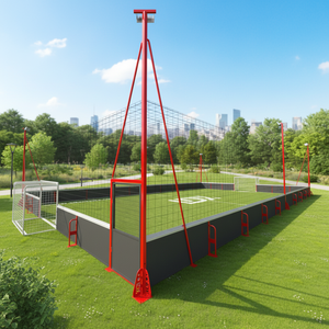 Terrain de football modulaire avec clôture, <span class=keywords><strong>taille</strong></span> personnalisée, pour centre d'entraînement en plein air, <span class=keywords><strong>cage</strong></span> de football - Product Image 4