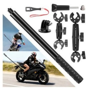 Support de <span class=keywords><strong>fixation</strong></span> rapide en alliage d'aluminium Super Crab Clamps pour vélo, perche à selfie de 150 cm, <span class=keywords><strong>fixation</strong></span> sur guidon pour Insta360 et moto - Product Image 5