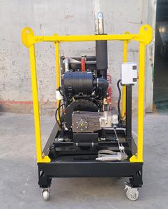 Machine de nettoyage à ultra haute pression 1000bar Hydrojetting équipement 23LPM 56kw nouvel état pour l'enlèvement de la peinture - Product Image 5