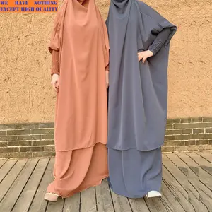 الجملة متواضع borkha hijabi اللباس الصلاة اللباس borka mukena برقة مسلم اللباس امرأة الجلباب العرقية عباية إسلامية الملابس