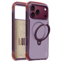 TORRAS Ostand Q3 Air Pro Series untuk iPhone 18 Pro Max / 17 Pro Max Casing Magnetik dengan Penyangga Putar TPU - Ungu