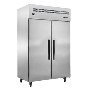 Nhà bếp Thương mại 2025 làm mát bằng không khí hai cửa tủ lạnh thẳng đứng bằng thép không gỉ tủ lạnh thương mại nhiệt độ thấp - Product Image 1
