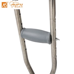 Béquille axillaire en acier inoxydable AUFU FS935S, hauteur réglable, aide à la marche médicale - Product Image 3