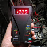Professional 12V Car Battery Tester LED Digital Alternator Analyzer Auto Motorcycle Cranking Load Test Voltmeter Diagnostic Tool