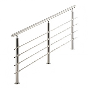 Tự làm bên ngoài lan can boong lan can Cáp lan can balusters cho cầu thang nhà dễ dàng cài đặt lan can bằng thép không gỉ với kết thúc satin - Product Image 1