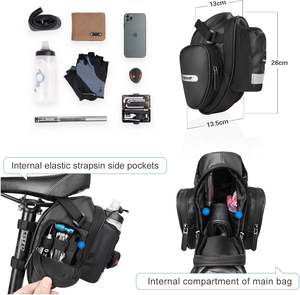 Échantillon gratuit Sac de voyage pour vélo de route et de montagne imperméable Sac de rangement pour cadre de vélo Sac de guidon de vélo - Product Image 6