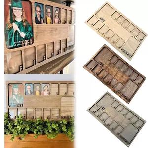 Creative wooden school year photo <b>frame</b> for children from preschool to <b>graduation</b>, a wooden photo <b>frame</b> to commemorate school - Product Image 2