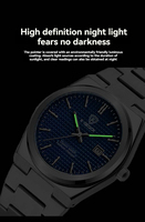 X-GEQCK Montre de Luxe Décontractée Neuve pour Homme, Bracelet en Acier Inoxydable, Montre-Bracelet à Quartz Professionnelle avec Aiguilles Lumineuses