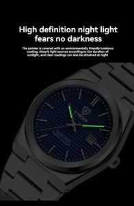 2025 lüks saatler aydınlık pointer ile yeni rahat paslanmaz çelik şerit iş kuvars kol saati - Product Image 3